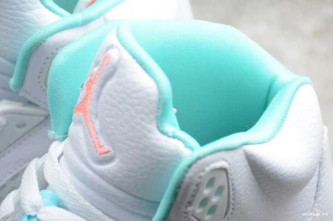 Rep Onekick Light 440892-100 Air Jordan GS Aqua 5 0821